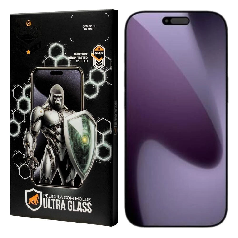 Película Para Iphone 17 Pro Max - Ultra Glass - Preta - Gshield
