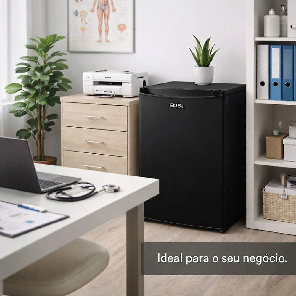 Frigobar EOS 71 Litros Ice Compact Preto EFB80P 220V