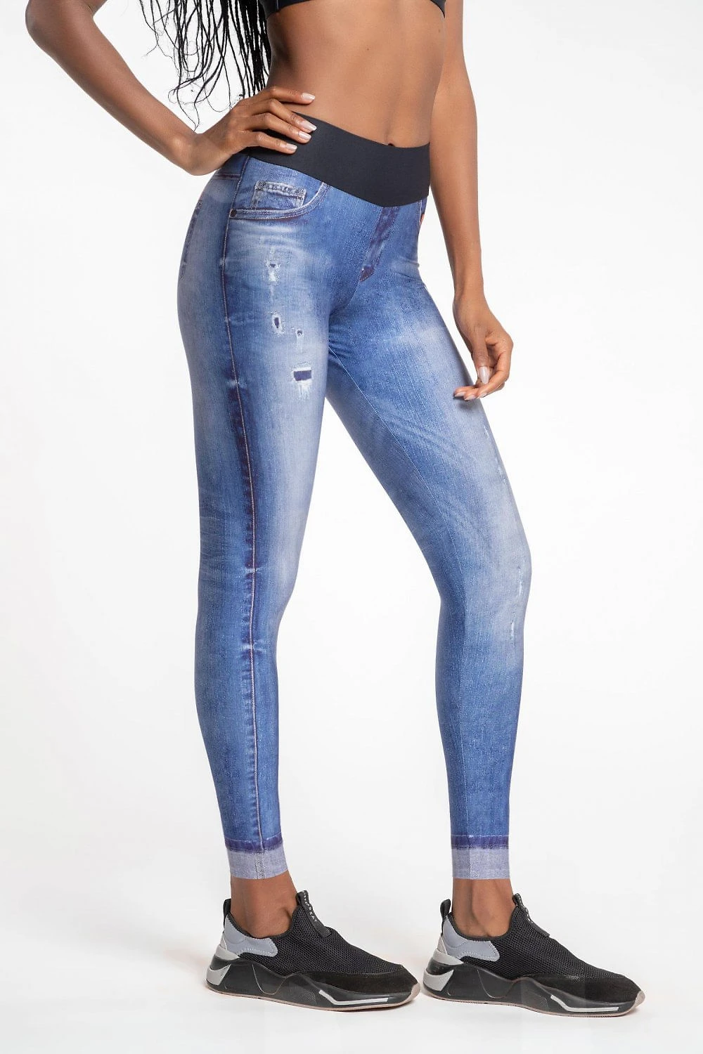 Calça Legging Jeans Original Essential - Jeans Claro - LIVE! Azul