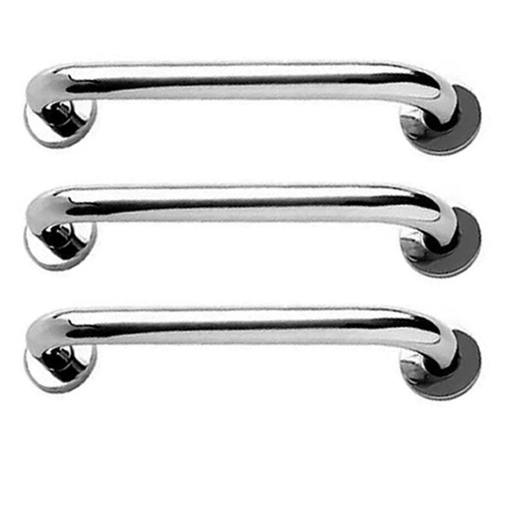 Alça de Apoio SU-BARRA-30 com Fixação por Parafusos Inox AB Mídia 30CM 3 UNIDADES
