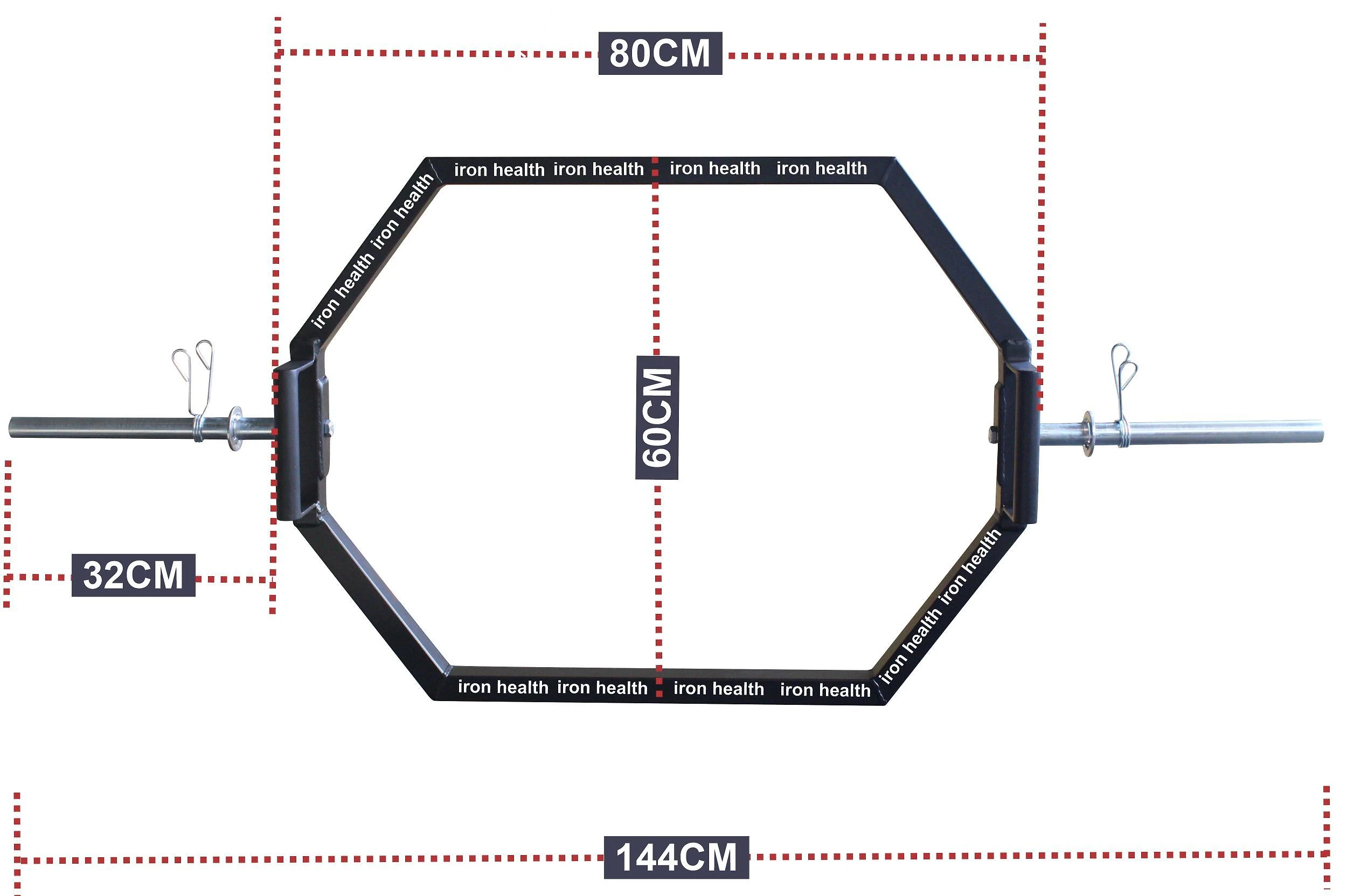 Miniatura Barra Hexagonal Agachamento Livre