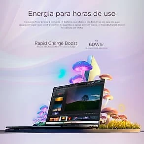 Notebook Lenovo 14” Ideapad Slim 5 83NJ0002BR Windows 11 Copilot+ PC AMD Ryzen AI 5 330 16GB RAM e 512GB SSD Luna Gray
