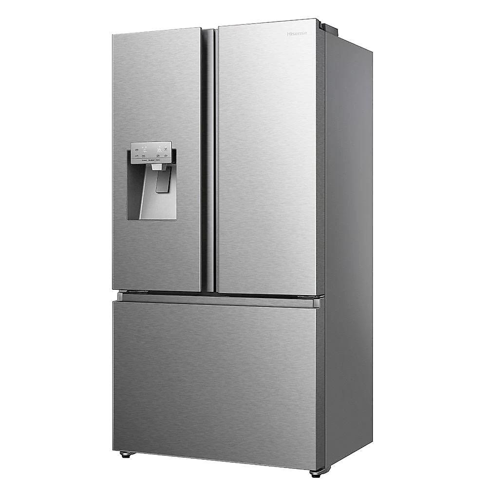 Refrigerador French Door Hisense de 03 Portas Frost Free Inverter com 612 Litros Inox - RF610 110