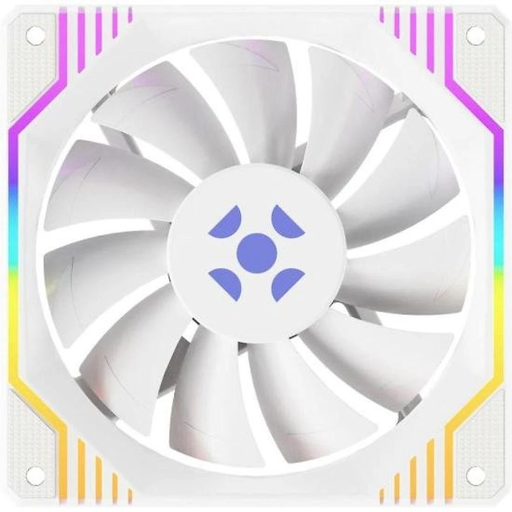 Kit Cooler Fan ARGB para PC Frosty Branco com Iluminação ARGB Vibrante Branco Fortrek
