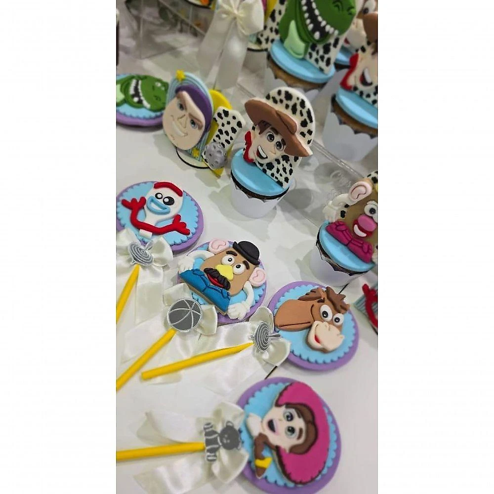 Cortador Kit Toy Story Plástico PLA 7CM 10 Modelos HB Formas