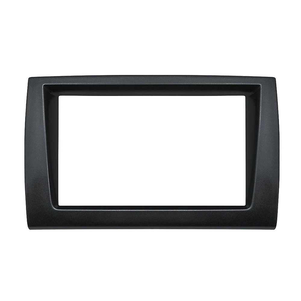 Contra Frente Plastica Permak Fiat Bravo 2 Din Preta