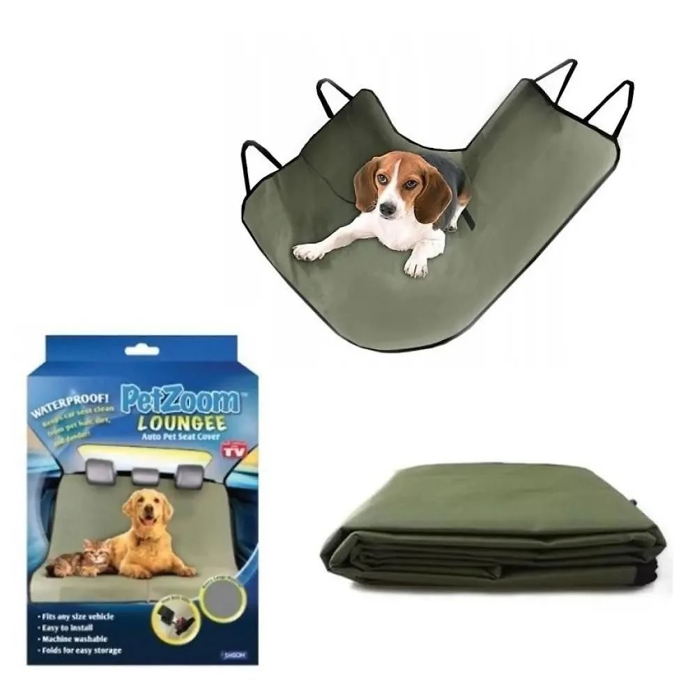 Capa de Banco para Carro Yeet para Pet em Nylon Verde Musgo 145CM