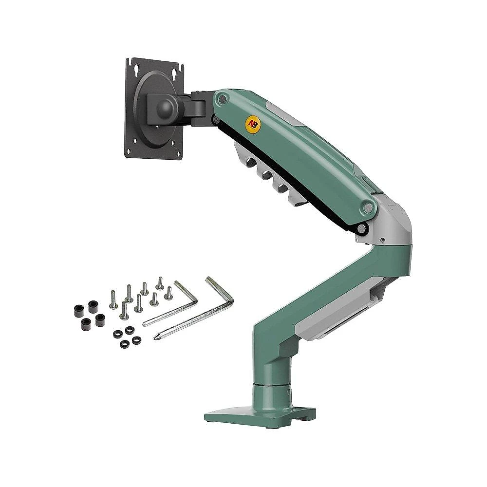 Suporte de Mesa Articulado para Monitor de 17" a 30" North Bayou, Ajustes com Pistão a Gás, Verde - F80-XK NB