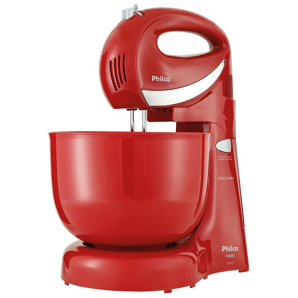 Batedeira Philco Paris Vermelha 350W 110V
