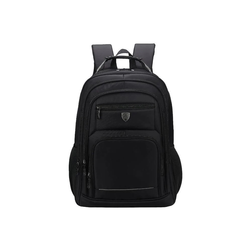 Mochila spartan preta com cabo de aço