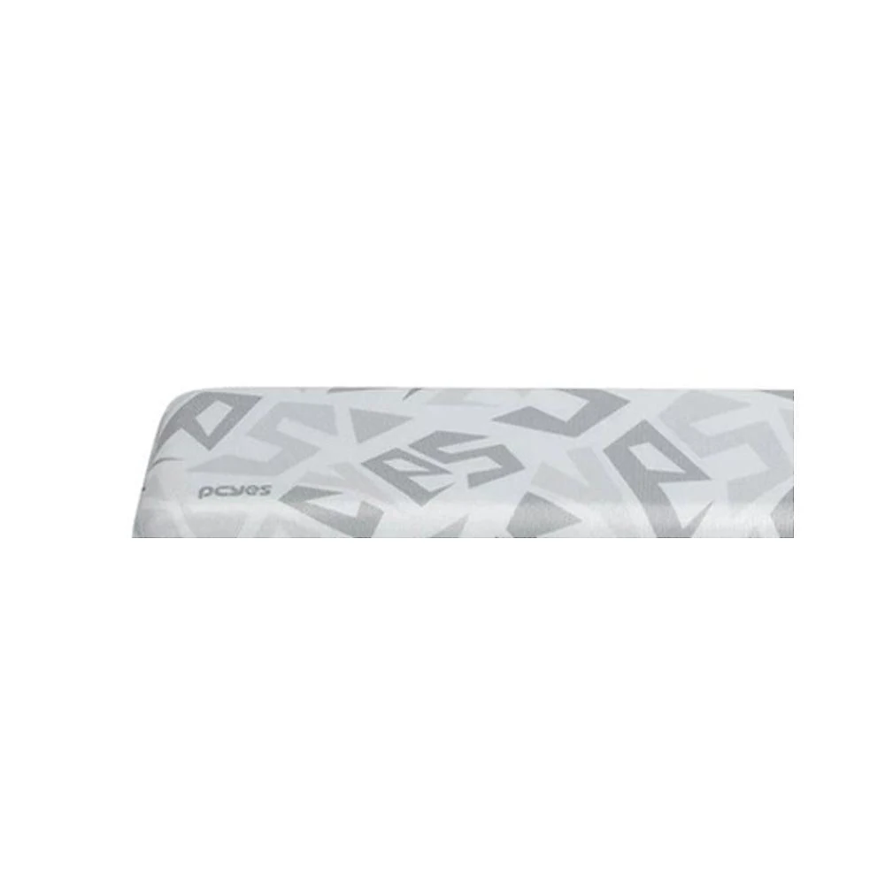 Apoio de Pulso Ergonômico White Ghost com Núcleo em Silicone Branco Pcyes