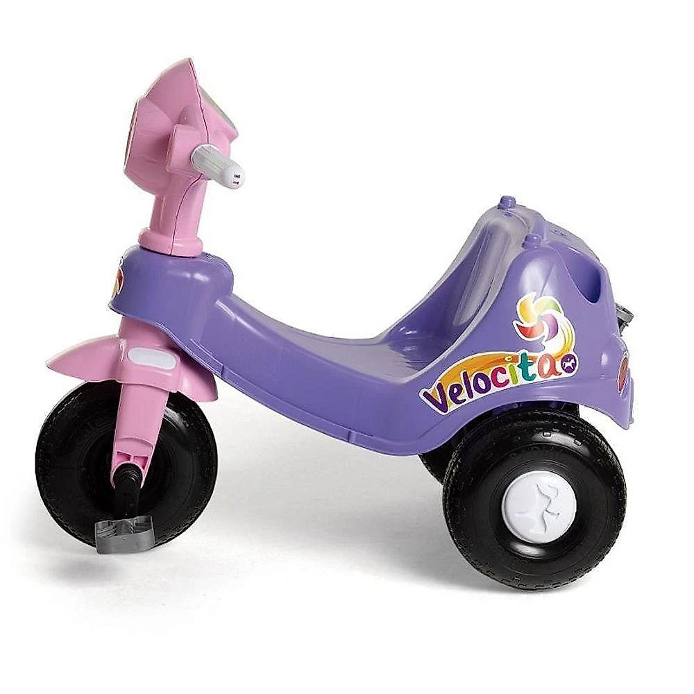 Veículo para Bebê Velocita 2 em 1 com Som e Empurrador Lilás Calesita