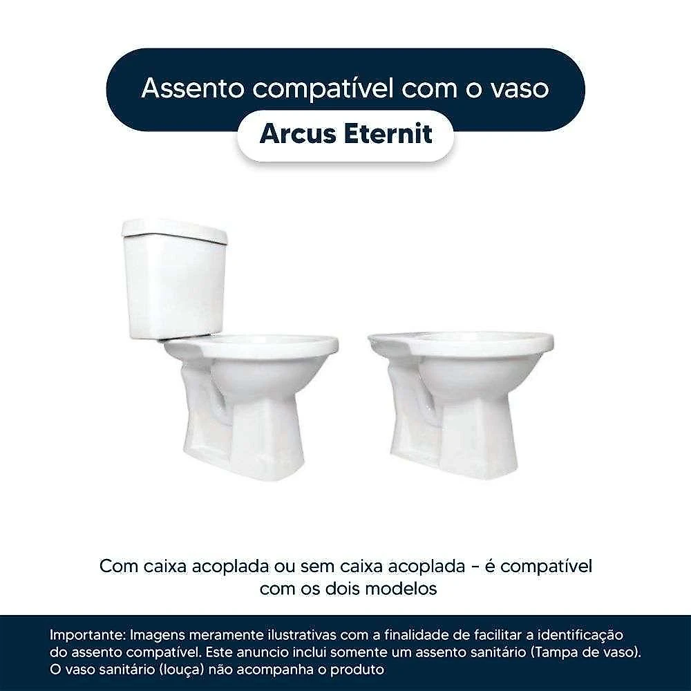 Assento Sanitário Golden Retriever Arcus Alongado Plástico Convencional Decorado Branco Pontto webcontinental-7908979116599