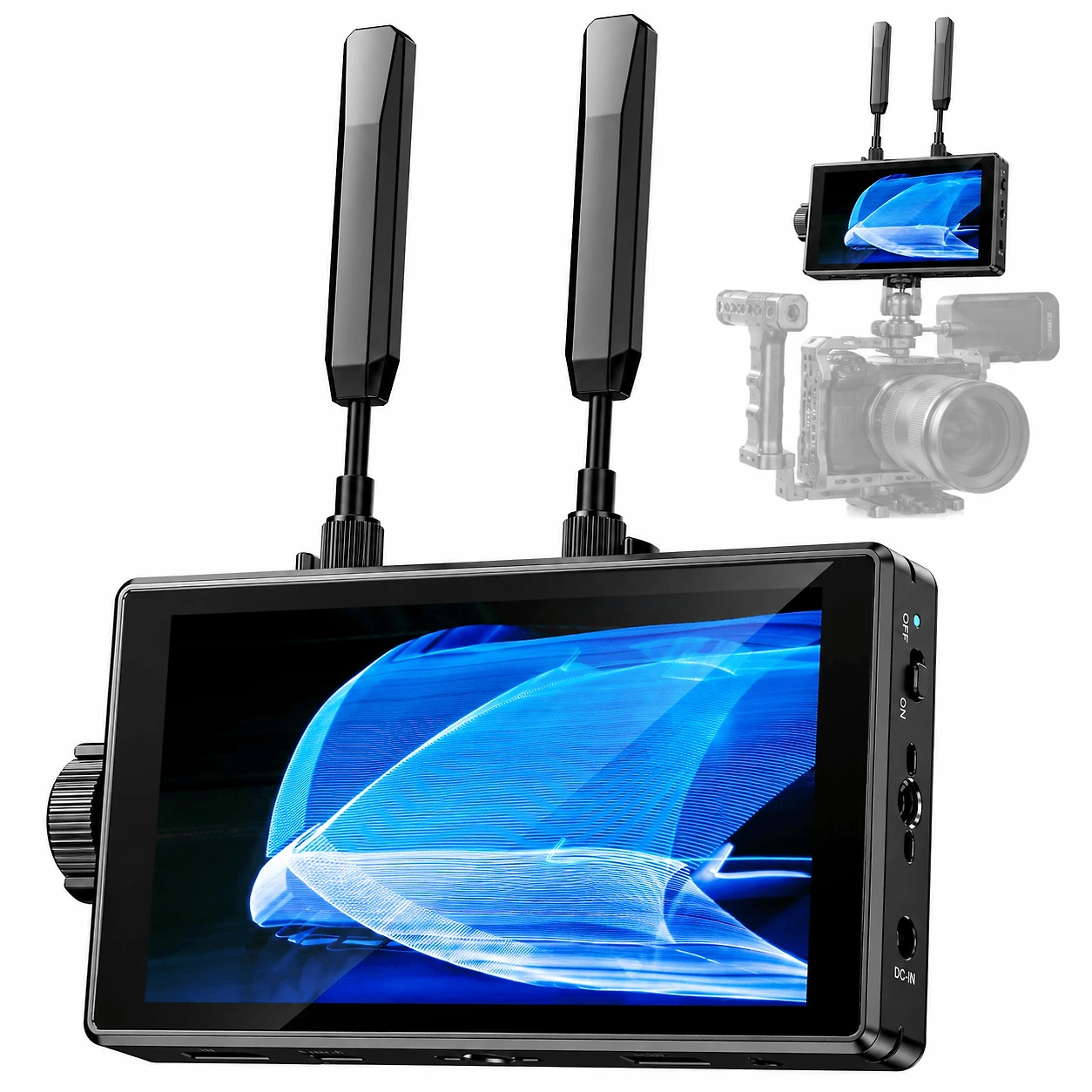 Monitor Receptor Sem Fio Desview Thundermon RX 5.5" 1080p60