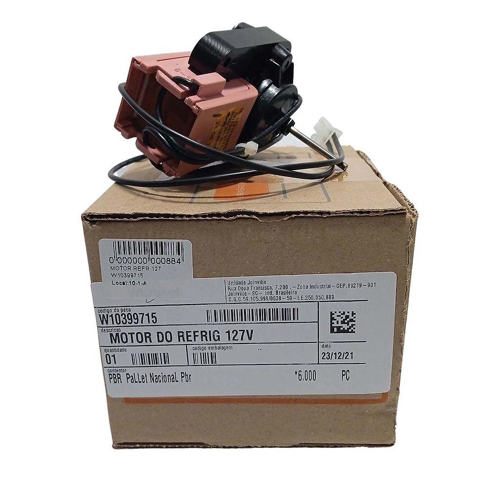 Motor Do Refrigerador 127 Whirlpool W10399715 Original