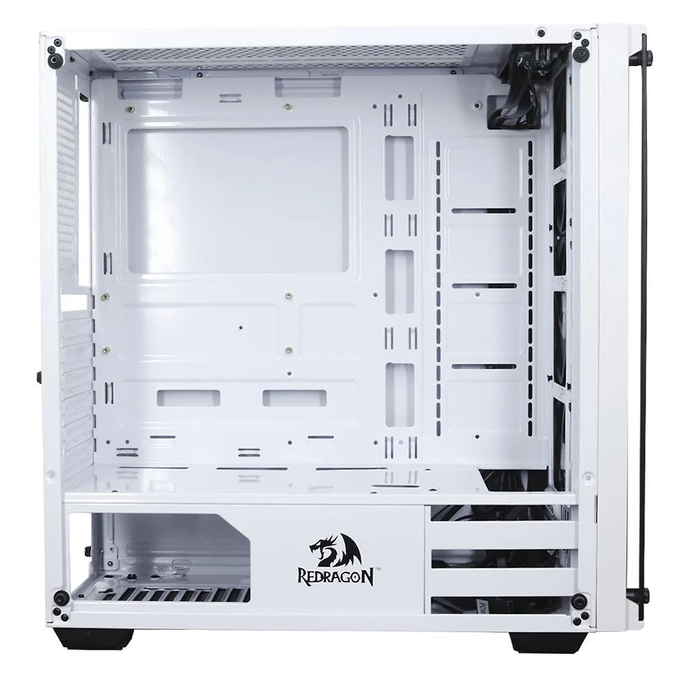 Miniatura Gabinete Gamer Redragon Wheeljack Branco Vidro S/Fan Gc-606W