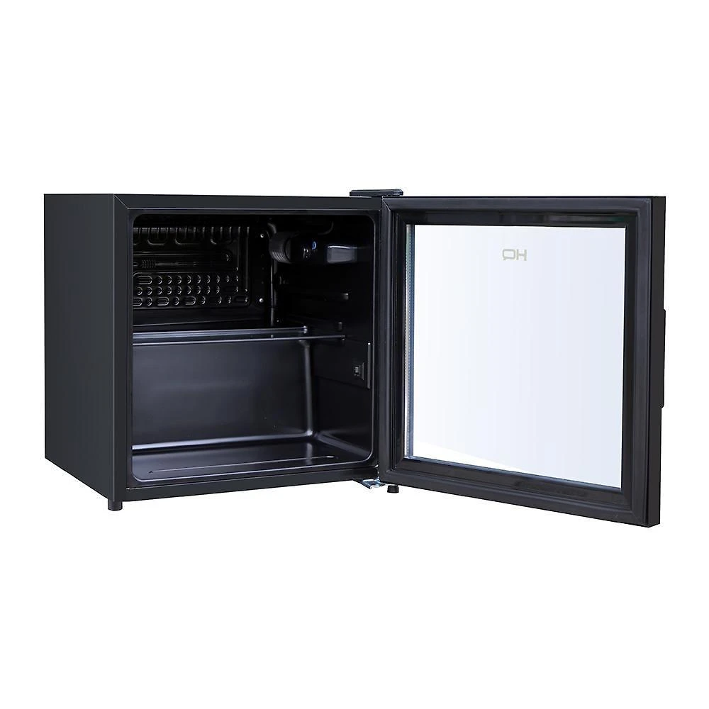 Frigobar Expositor Vertical HQ Vidro Duplo 50 Litros Preto HQ-50FBPV 220V