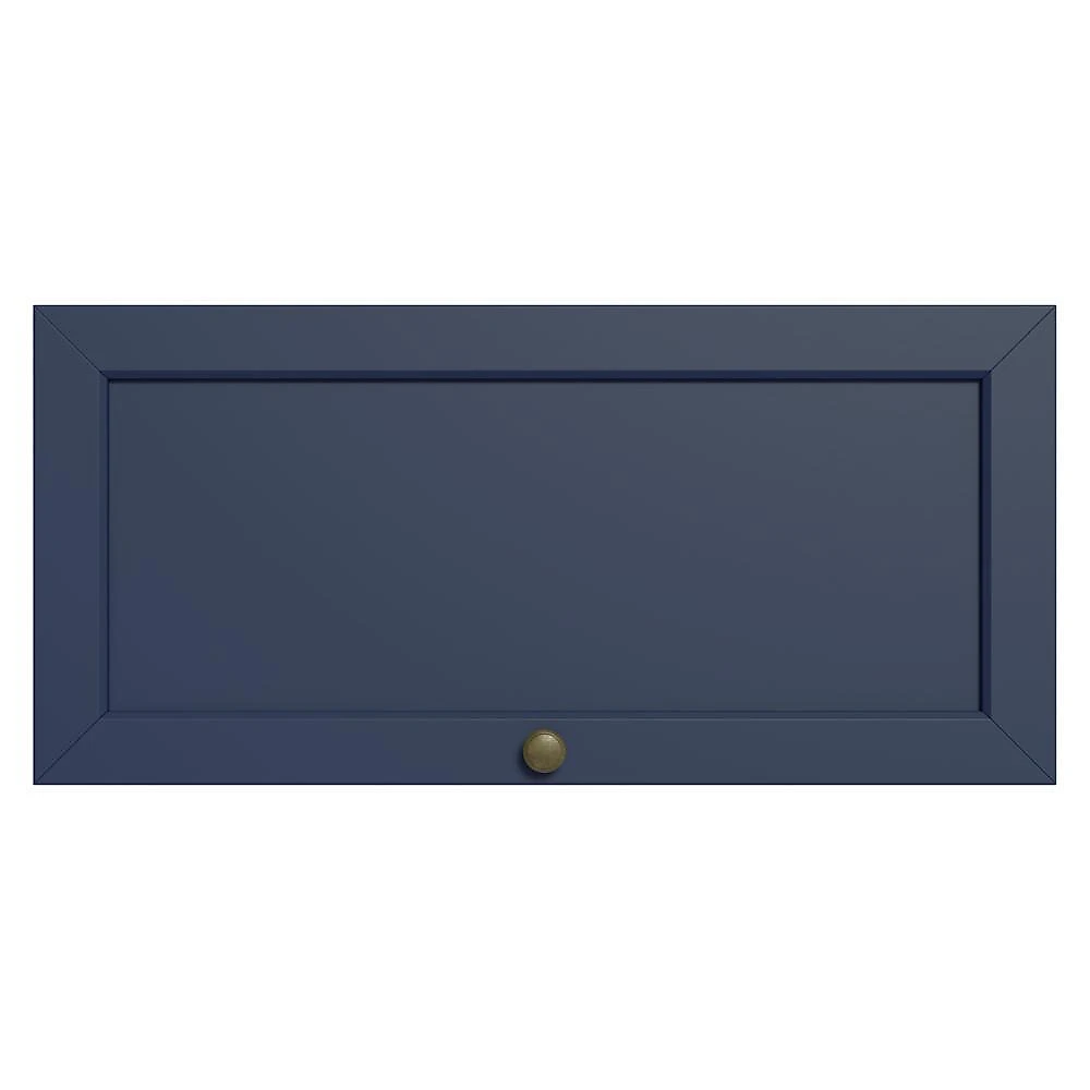 Armário aéreo 70 cm 1 porta basculante rustic/azul vik madesa
