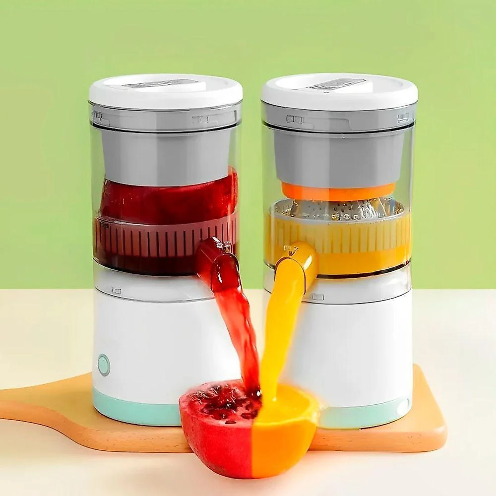 Espremedor de suco portátil elétrico usb com separação verde grupo shopmix