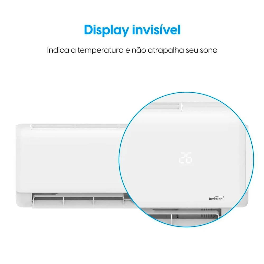 Ar Condicionado Eco Inverter II Split 9000 BTUs Frio Elgin 220V