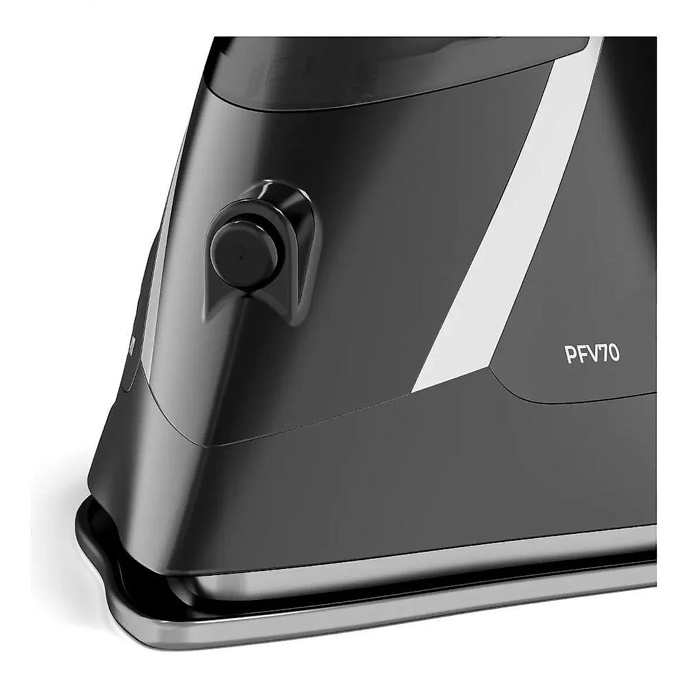 Ferro de Passar a Vapor Philco PFV70 Base Cerâmica Preto com Spray e Jato Extra 220V