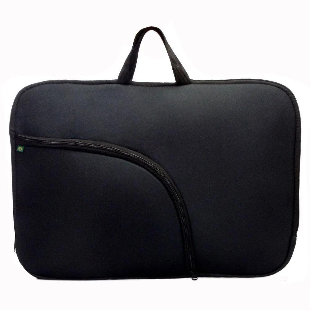 Capa para Notebook 17 com Bolso Frontal e Proteção Contra Pequenos Impactos Preto OEM