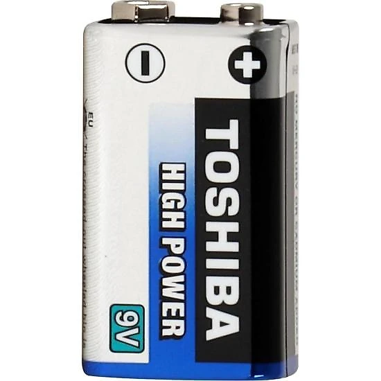 Bateria alcalina 9v 6lr61gcp (com1 bateria) toshiba