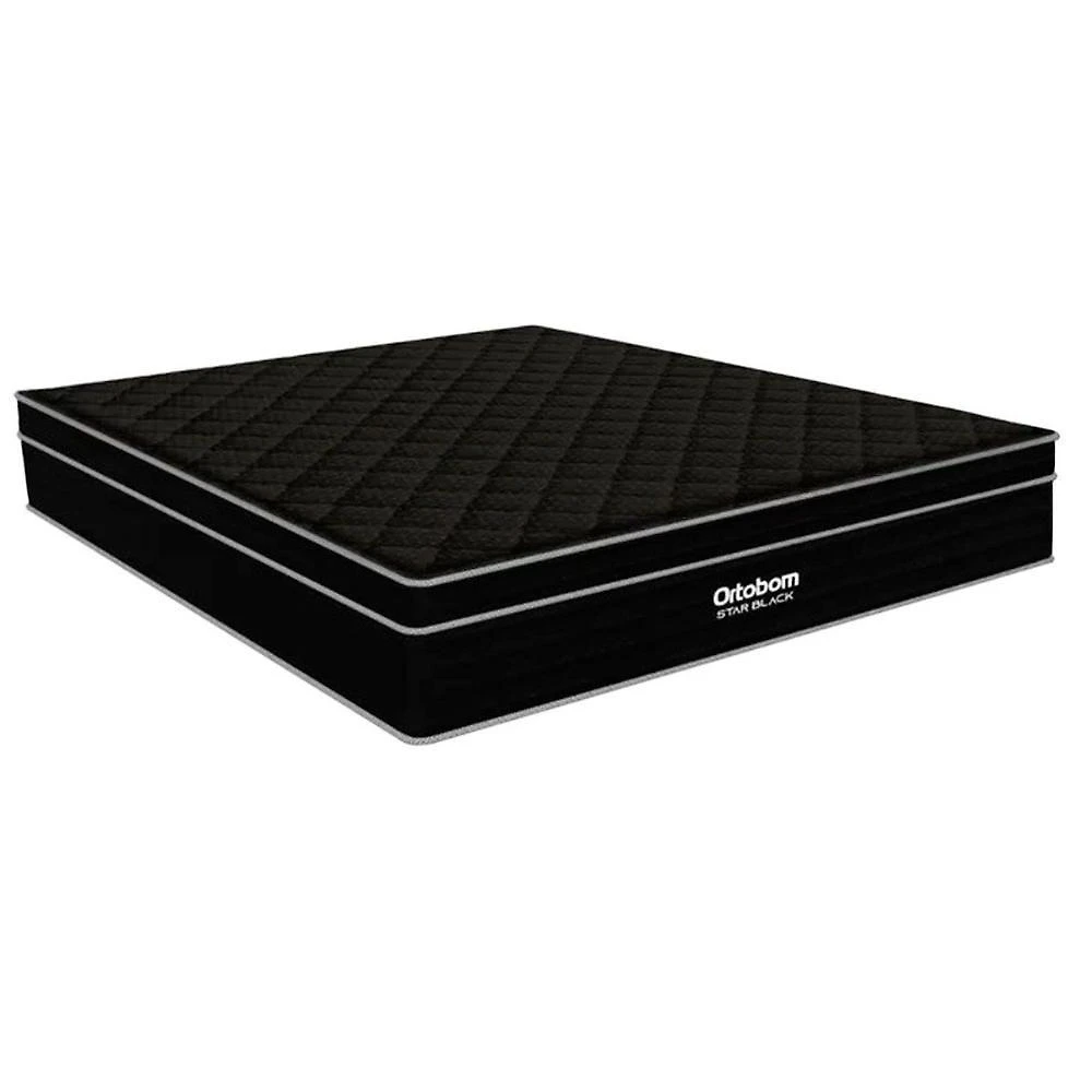 Colchão Queen Molas Star Black D45 Viscoelástico Superpocket (158x198x38) - Ortobom