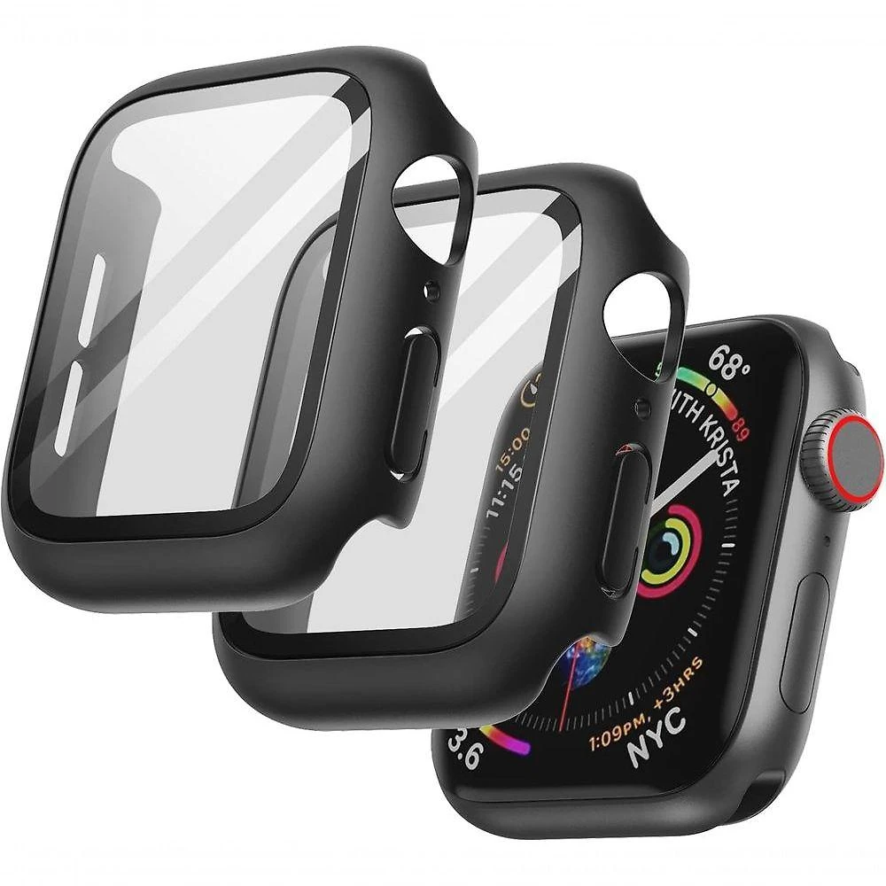 Capa Com Protetor De Tela Compatível Com Apple Watch Se 3/2/1 (2025/2022/2020) / Series 6 5 4 40mm, Case Protetora Geral