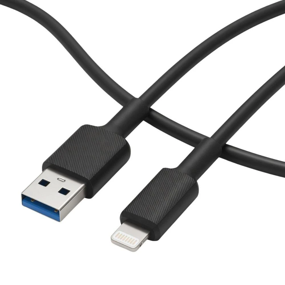 Cabo Usb Lightning 3.0 MDM para Carregamento Rápido e Sincronização Preto