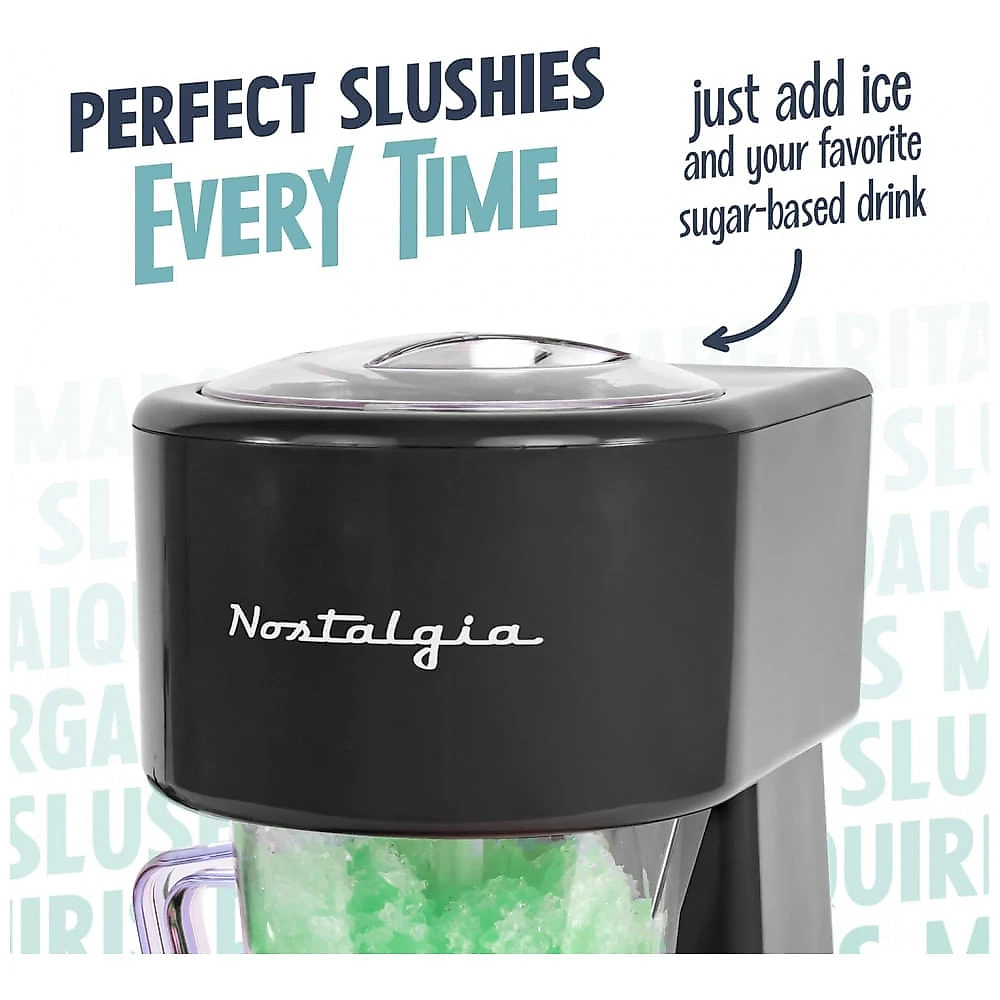 Máquina de Slush Raspadinha Nostalgia NFBS4BK 1,2L Preta Mistura Automática