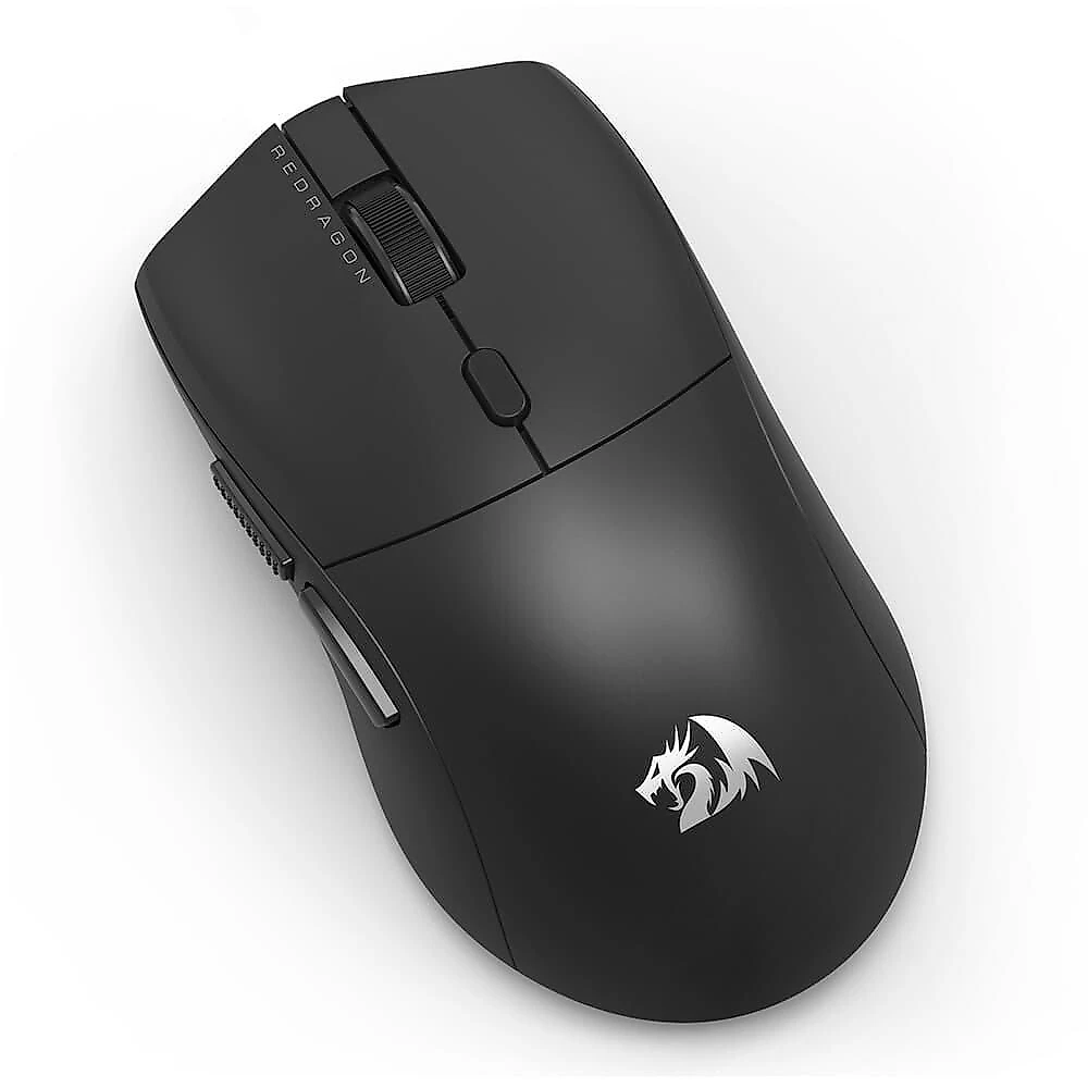 Mouse Gamer Sem Fio Redragon Neva Pro, 26000 DPI, Ambidestro, 1000Hz, USB Tipo-C, Bluetooth, USB 2.4 GHz, Preto - M815-PRO