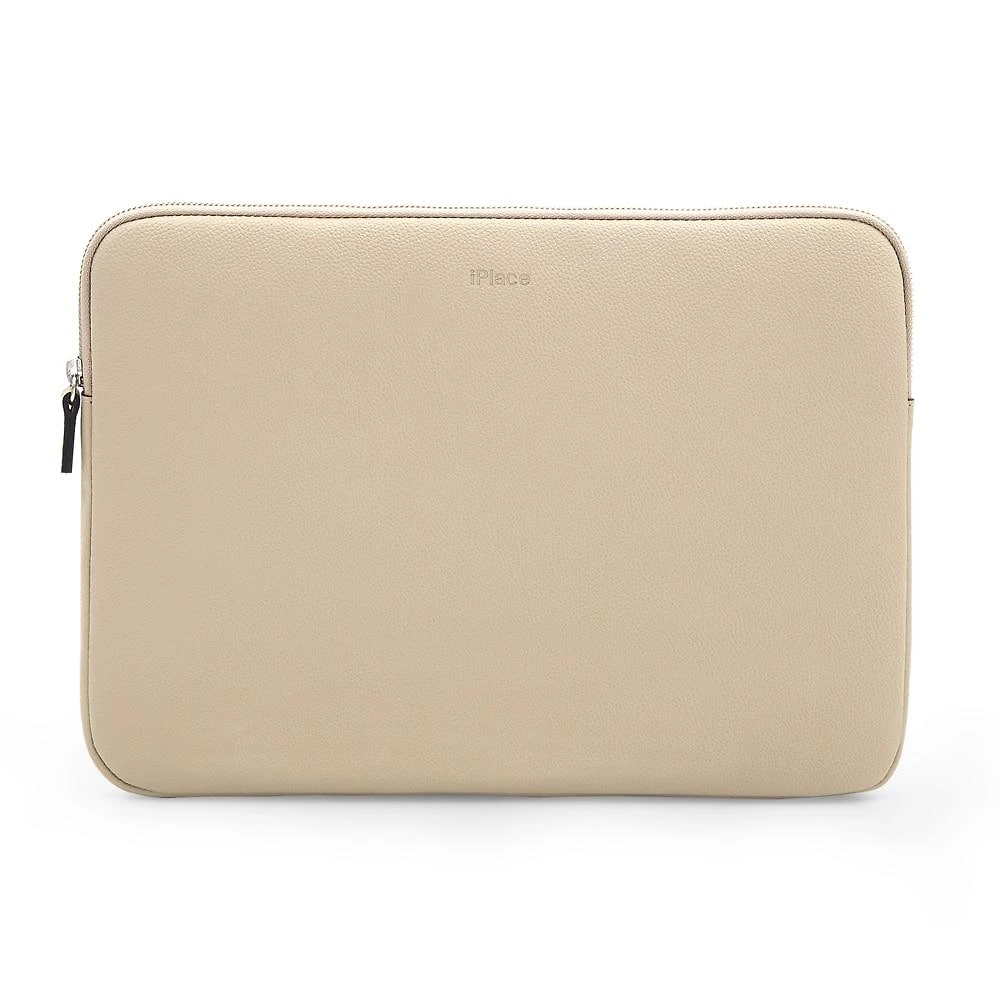 Capa Sleeve Macbook 13,3" iPlace, Linha Pampas Couro Bege 