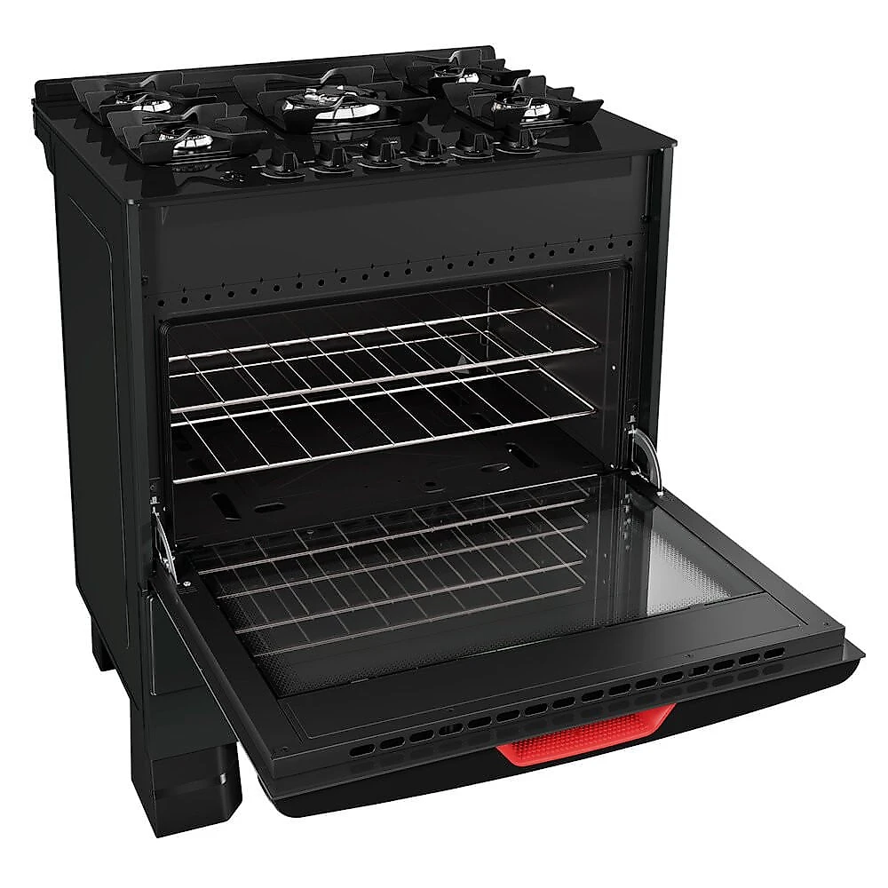 Fogão à Gás 5 Bocas Mueller, Preto Fosco MFV5BF Preto - Bivolt