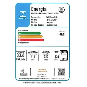Geladeira Inteligente Brastemp BRO88AK B= Smart Frost Free 630L French Door Inox Bivolt