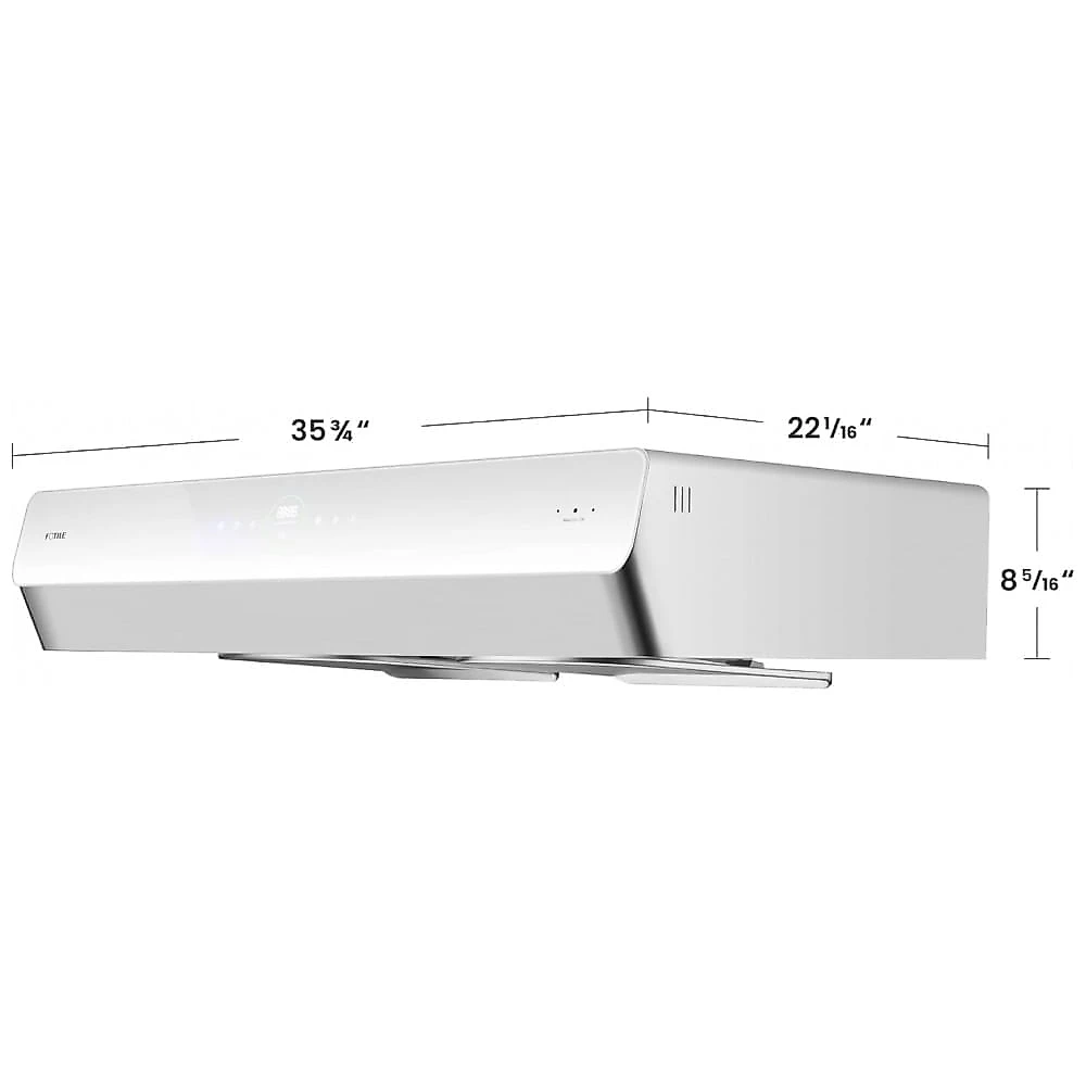 Coifa de Parede FOTILE Pixie Air Inox Sob Armário 91,4cm, 1445 m³/h, Controle por Gestos, Modelo UQG3602