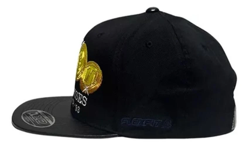 Miniatura Boné Lost Floral Florido Aba Reta Fitão Strapback Premium