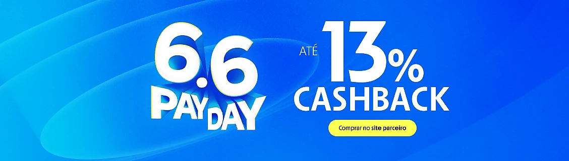 MAGALU COM ATÉ 13% DE CASHBACK