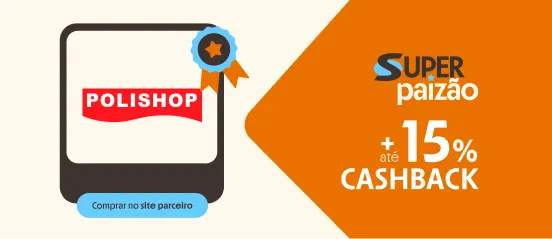 POLISHOP COM ATÉ 15% DE CASHBACK