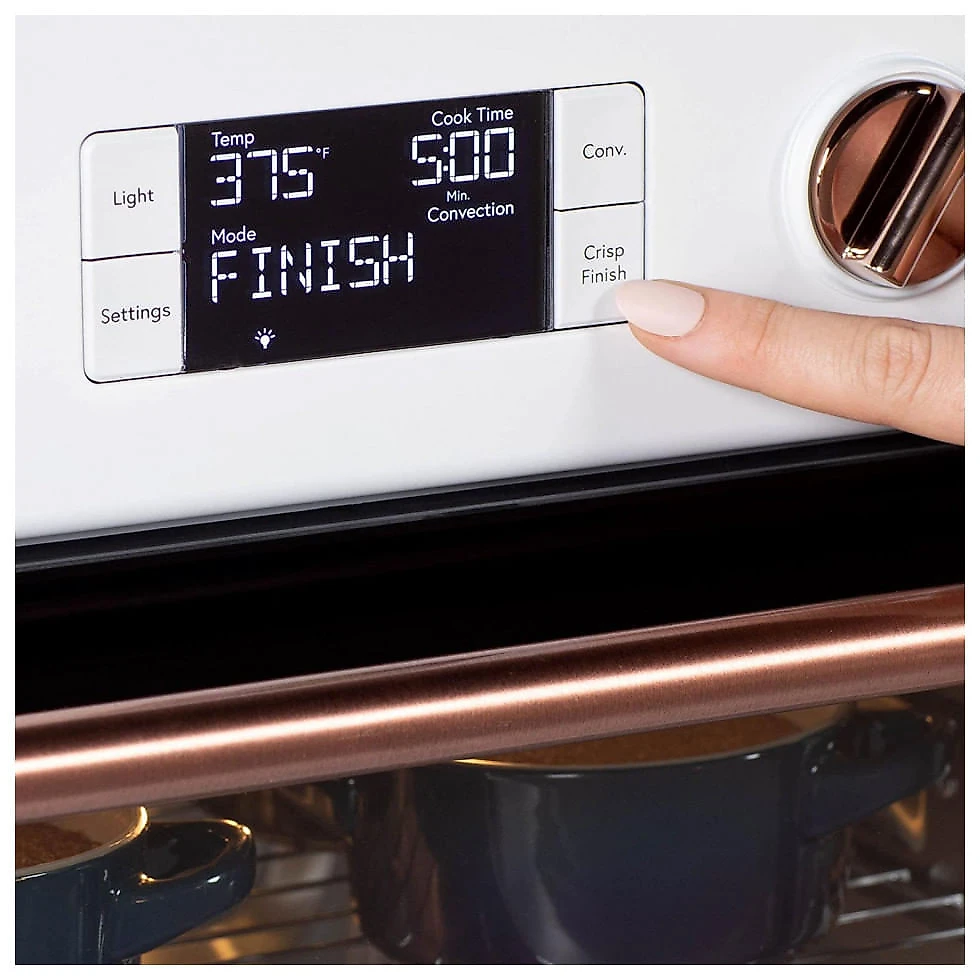 Forno Elétrico de Bancada com 14 Modos, Visor LCD e Wi Fi, CAFÉ, 110V, Branco