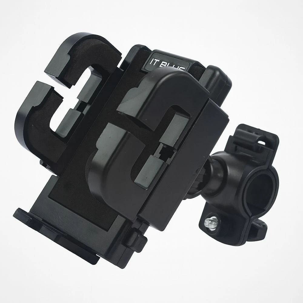 Suporte para Celular Utibom LE-024 para Guidão de Moto e Bicicleta com Rotação 360 graus  Antivibração