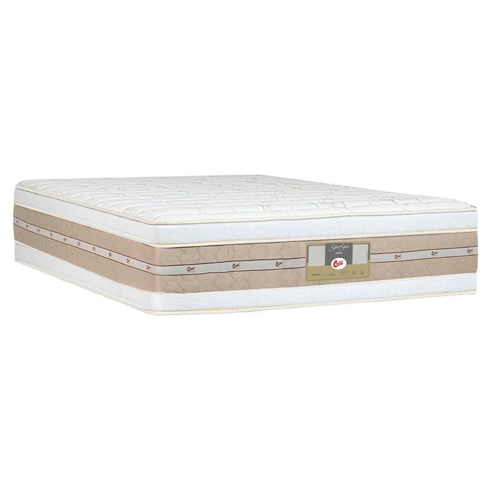 Colchão King Double Face Molas Pocket Silver Star 193x203x34cm - Castor