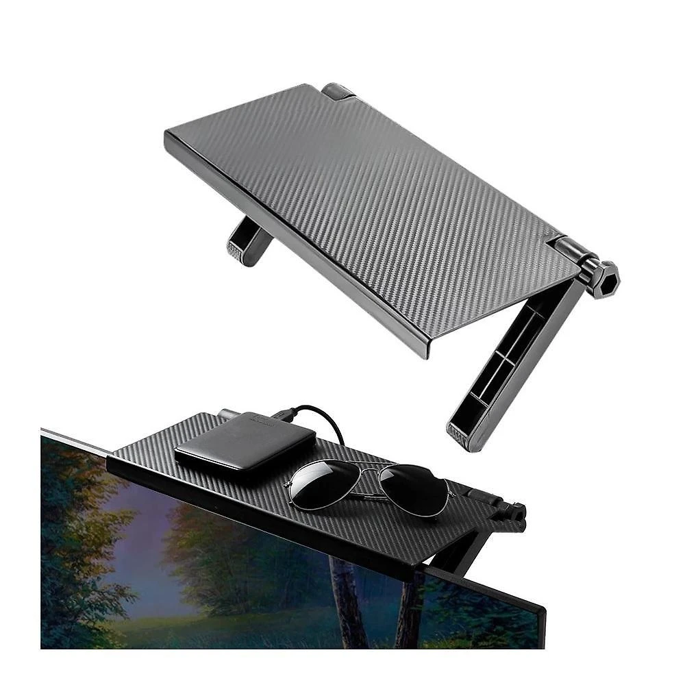 Suporte Monitor Receptor Prateleira Ajustavel Televisao Apoio Porta Documentos Organizador Decodificador Mul