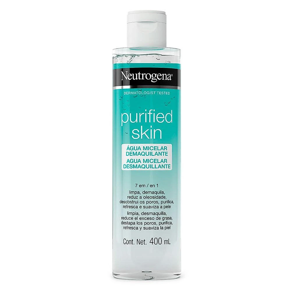 Água micelar 7 em 1 neutrogena - purified skin 400ml