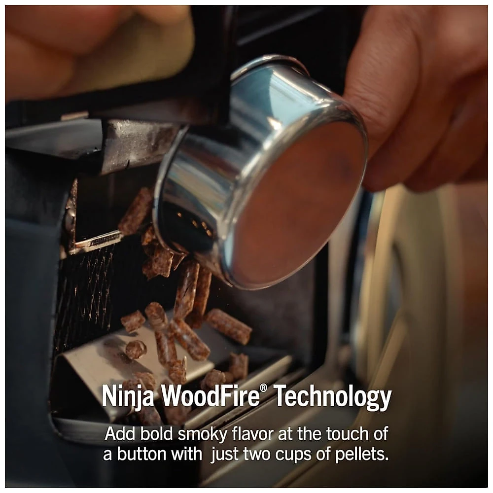 Grill Ninja FlexFlame PG305 ProConnect Sistema Inteligente 5-em-1 Preto/Dourado 120V