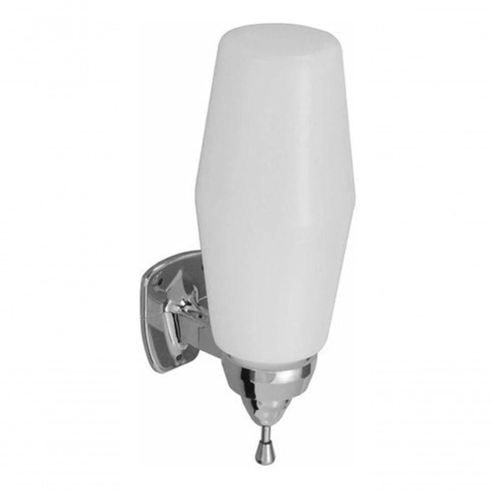 Dispenser Plástico Modelo Pump 500ML para Sabonete em ABS com Válvula Cromada Branco Higipack