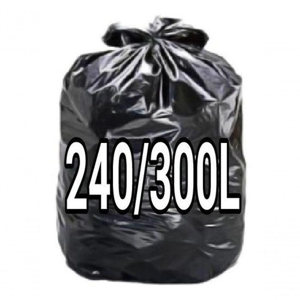 Saco para Lixo Sacos de Lixo 240 300 Litros Super Reforçado Preto Higipack