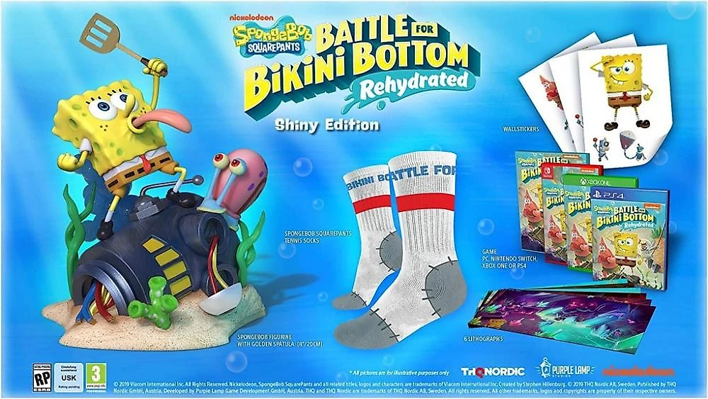 Spongebob Squarepants: Battle for Bikini Bottom Rehydrated Shiny Ed. - PS4