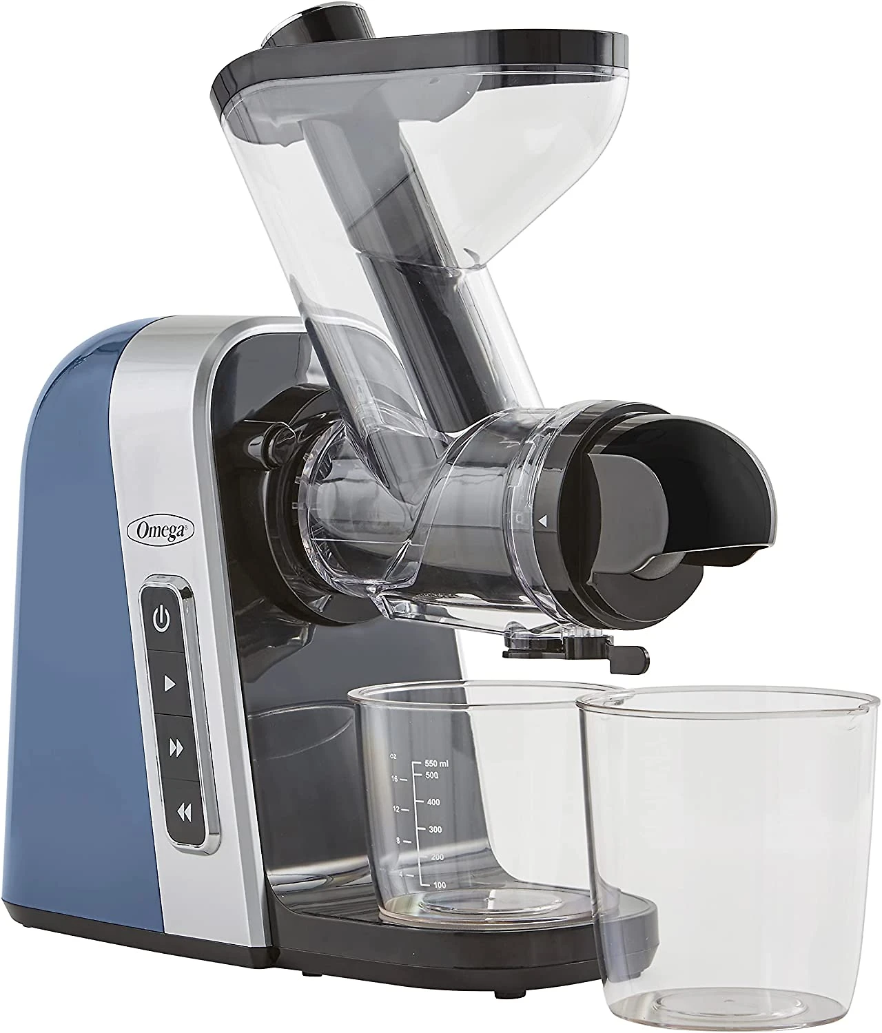 Omega MM400BL Espremedor Elétrico para Sucos com 2 Estágios d