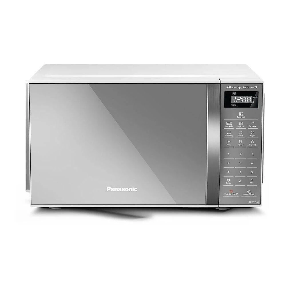 Micro-ondas Panasonic 21L Branco Espelhado ST27LWRU